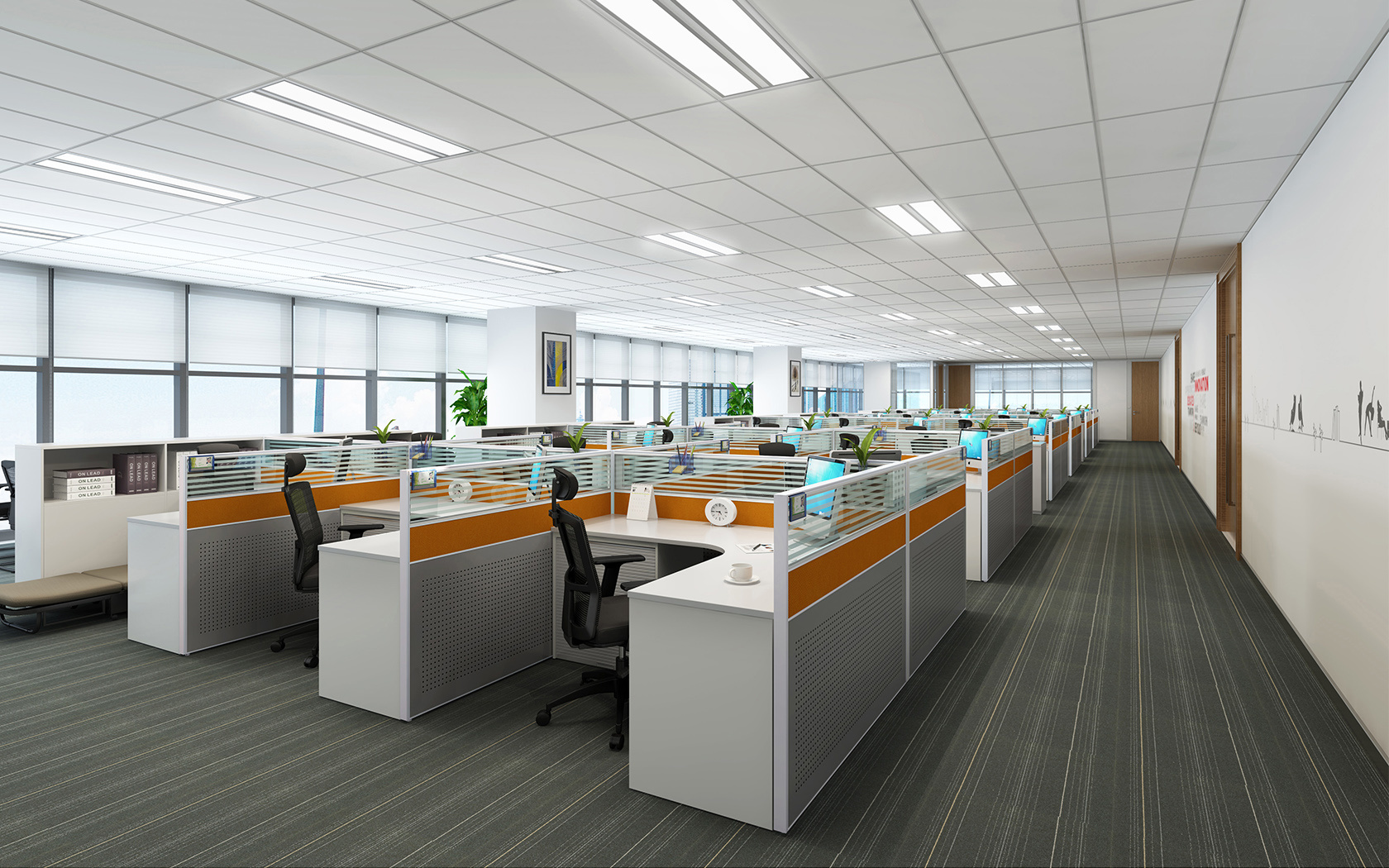 定制辦公屏風卡座